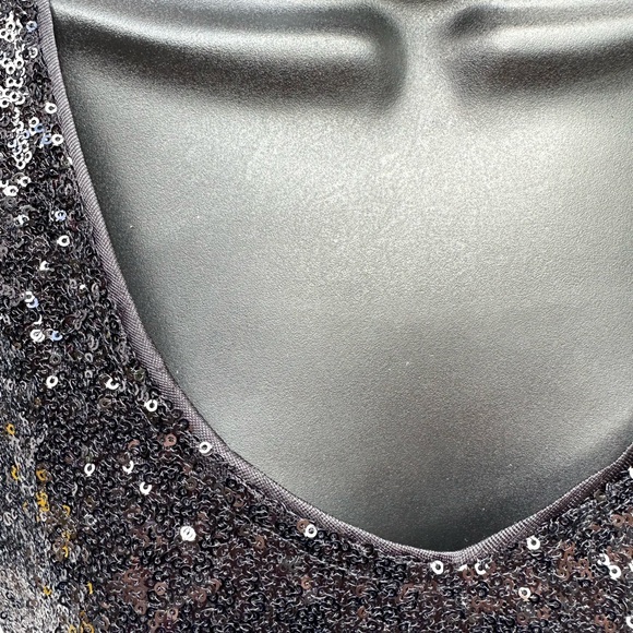 NWT.‎  Anna-Kaci Sequin Shift Tunic T-Shirt Mini Dress.  Size Medium - Picture 8 of 15